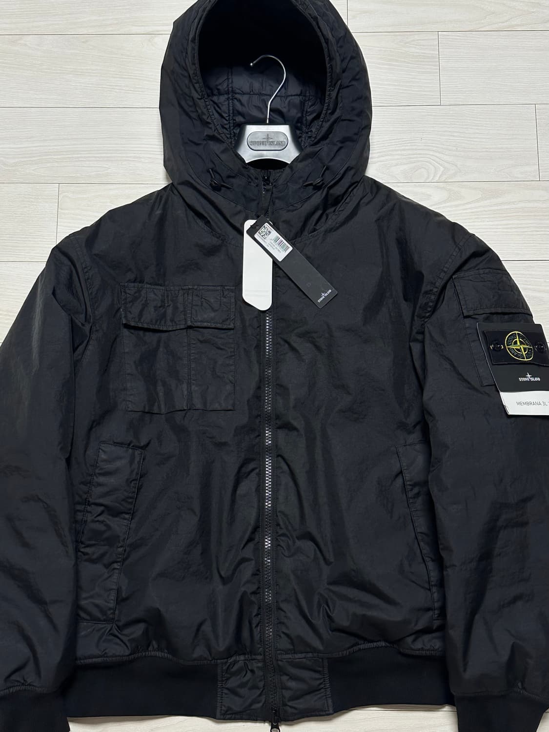 스톤아일랜드 멤브라나 워터 후드 점퍼 26ss XL(105-110) 상품이미지6