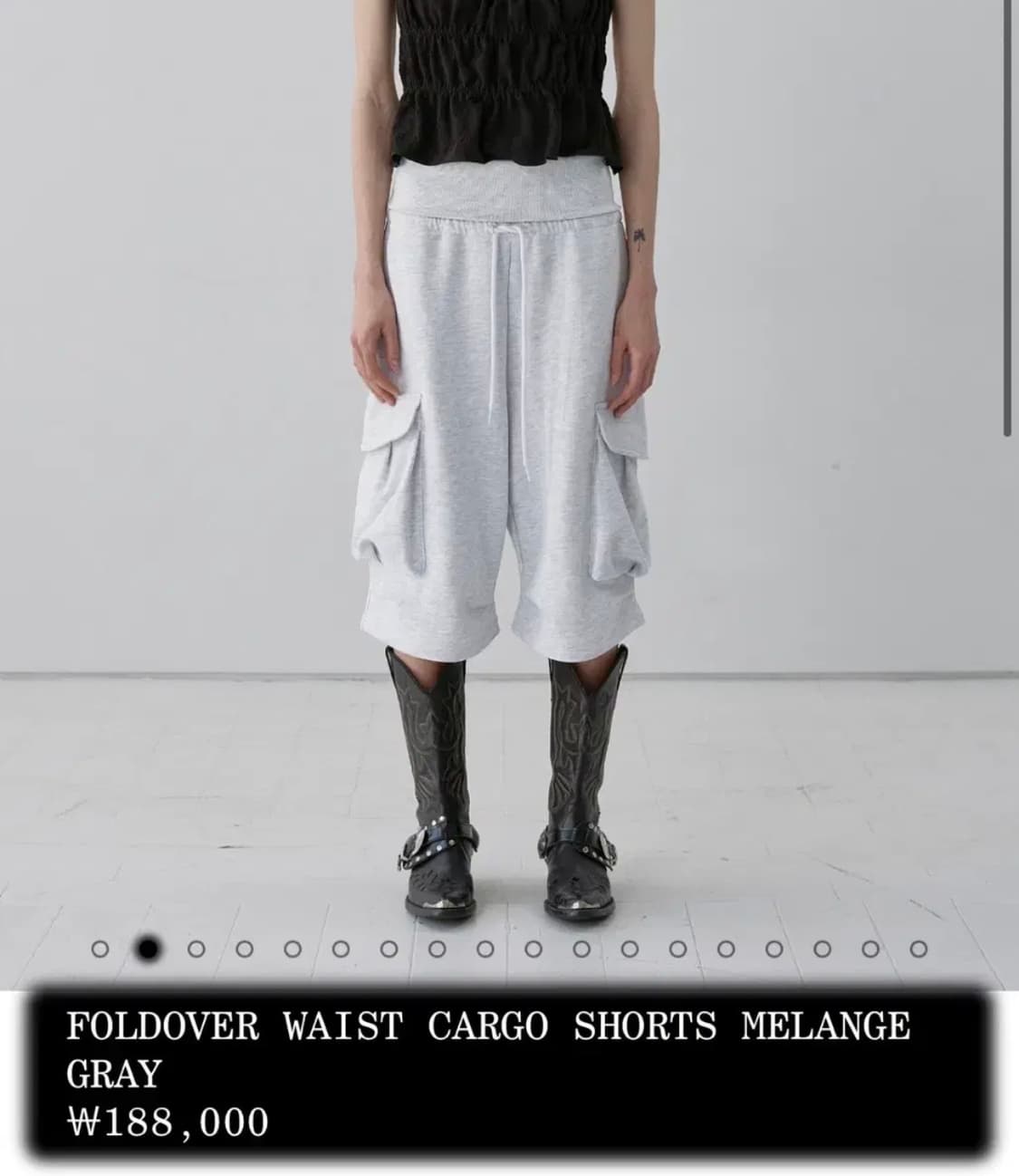 [구해요] 에스이오 폴드오버 FOLDOVER WAIST CARGO 상품이미지1