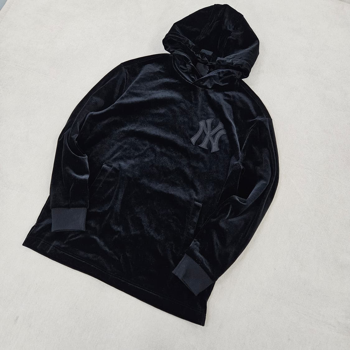 [95] MLB 벨로아 루즈핏 후드 티셔츠 0115YH1 상품이미지1