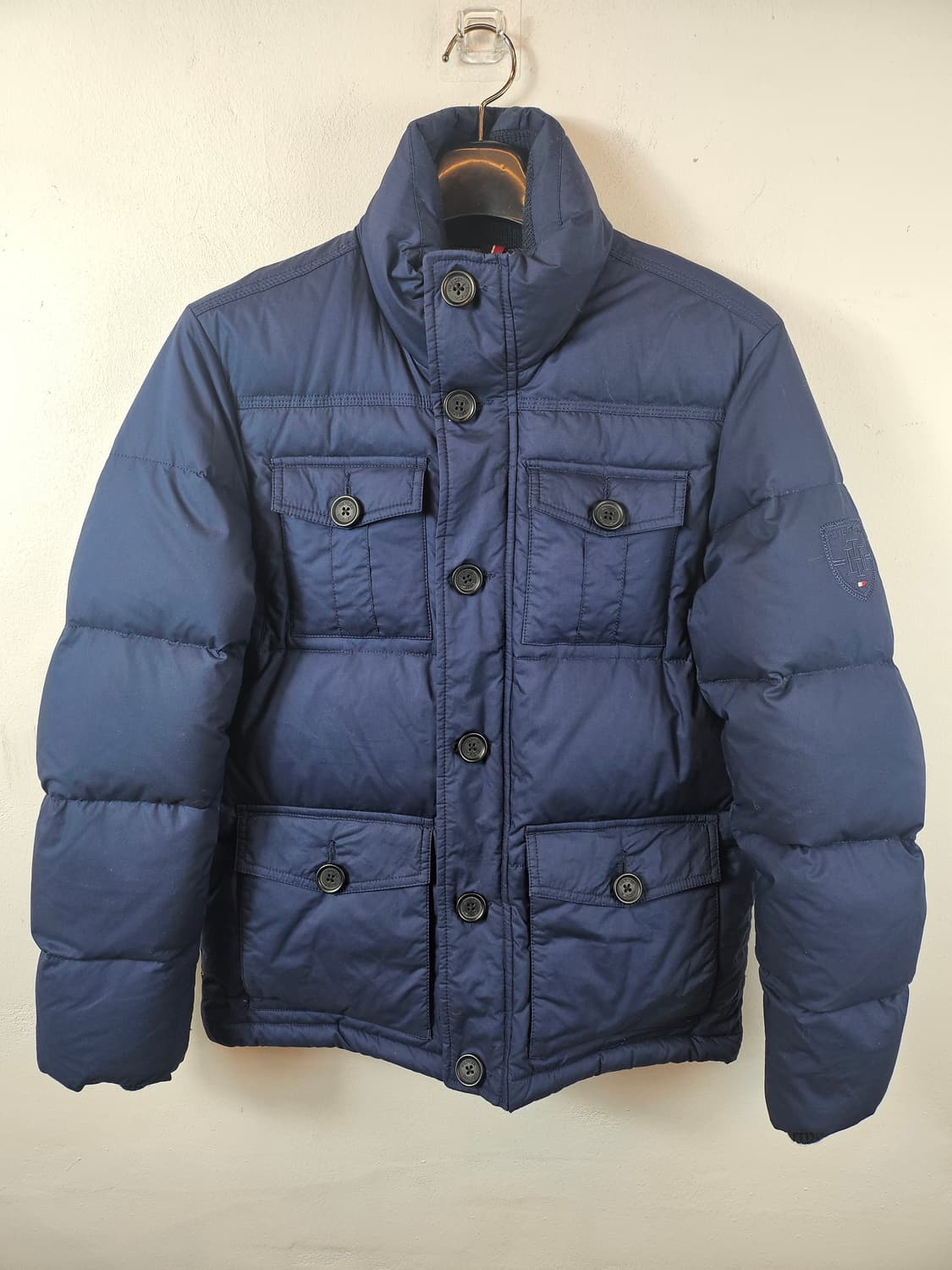 타미힐피거 네이비 모혼방 다운패딩 S 90-95 상품이미지2