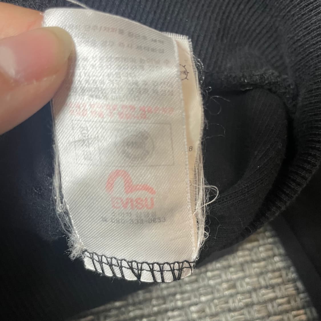 에비수 옐로우 로고 052 후드집업 M 상품이미지7