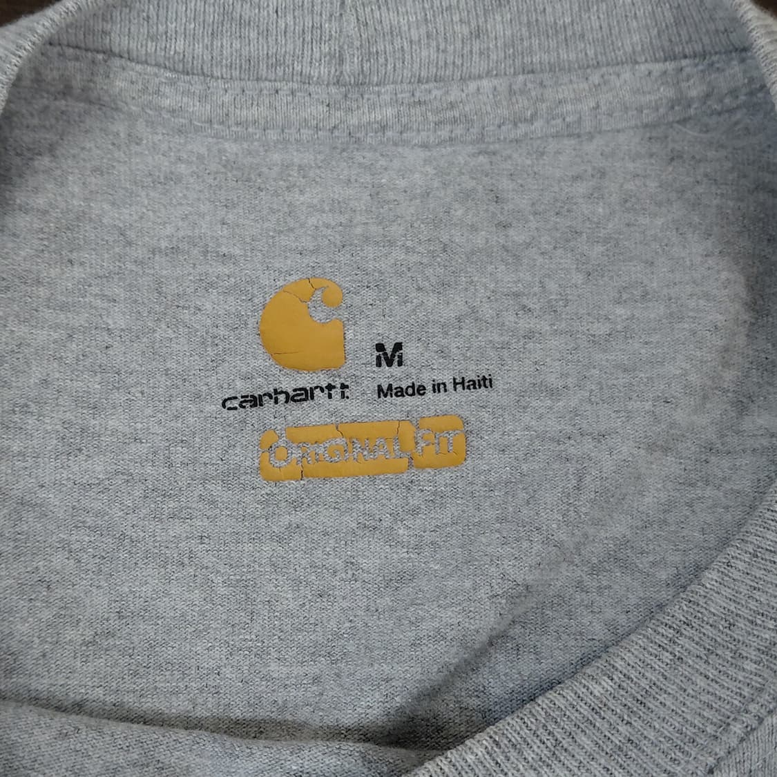 칼하트 그레이 긴팔 티셔츠 M 상품이미지7