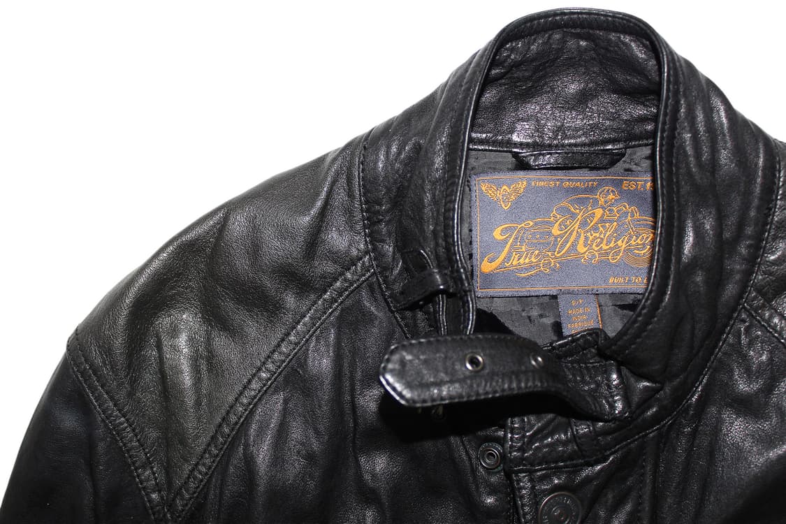 2000s 트루릴리전 램스킨 레더 자켓  상품이미지2