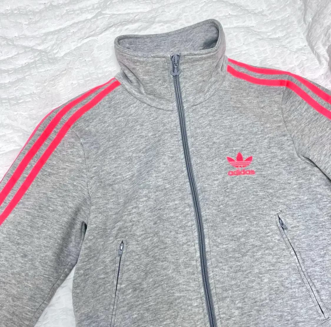 아디다스 오리지널 불꽃 져지 그레이핑크 회핑 여성용 상품이미지2