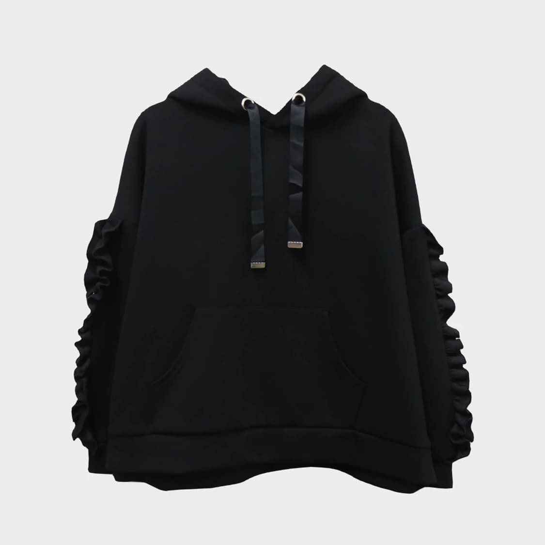 TOCCO CLOSET 소매 프릴 후드티 59697 상품이미지1