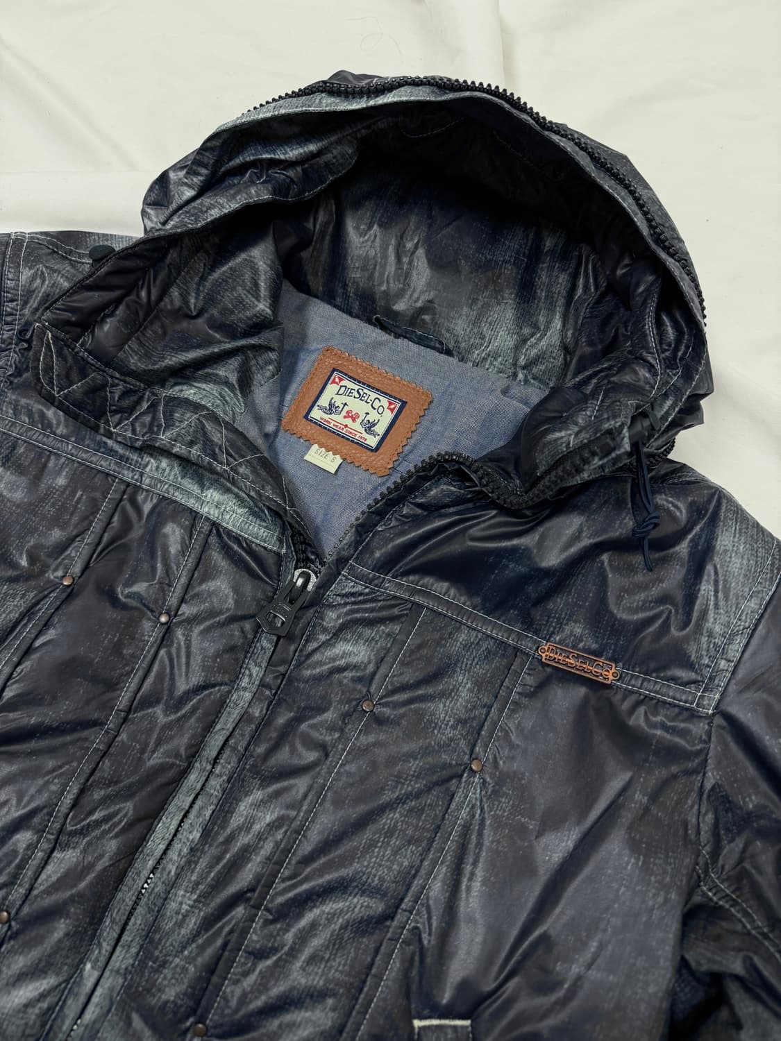 00s 디젤 데님 프린팅 자켓 상품이미지6