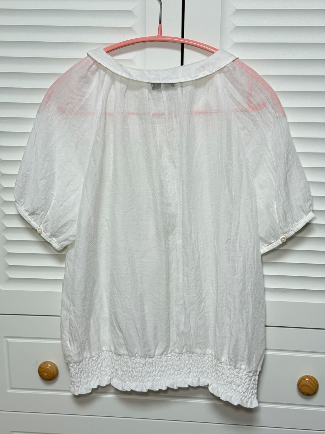 일본 빈티지 반팔 블라우스 상품이미지3