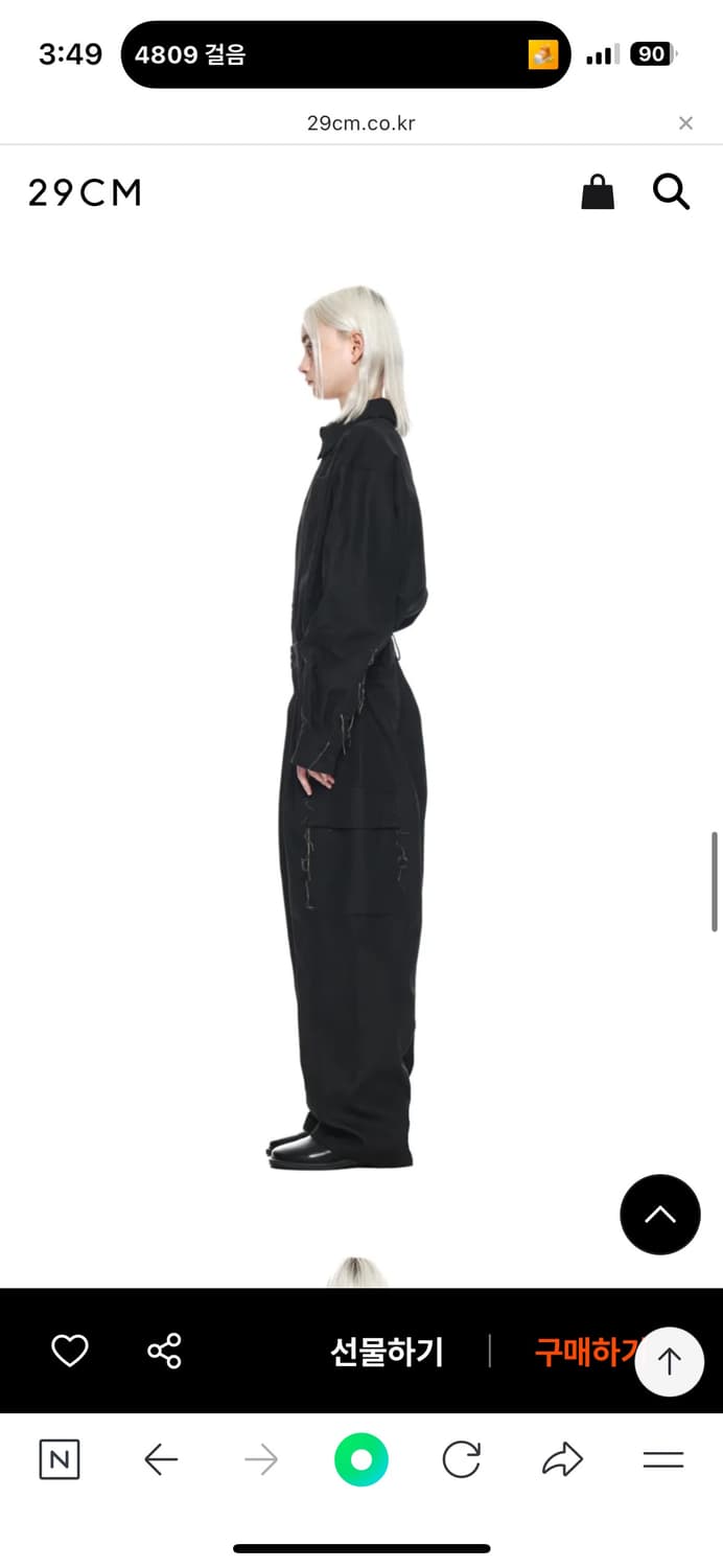 마뗑킴 matin kim 점프수트 원가 298,000 핏 지리는 국밥템 상품이미지5