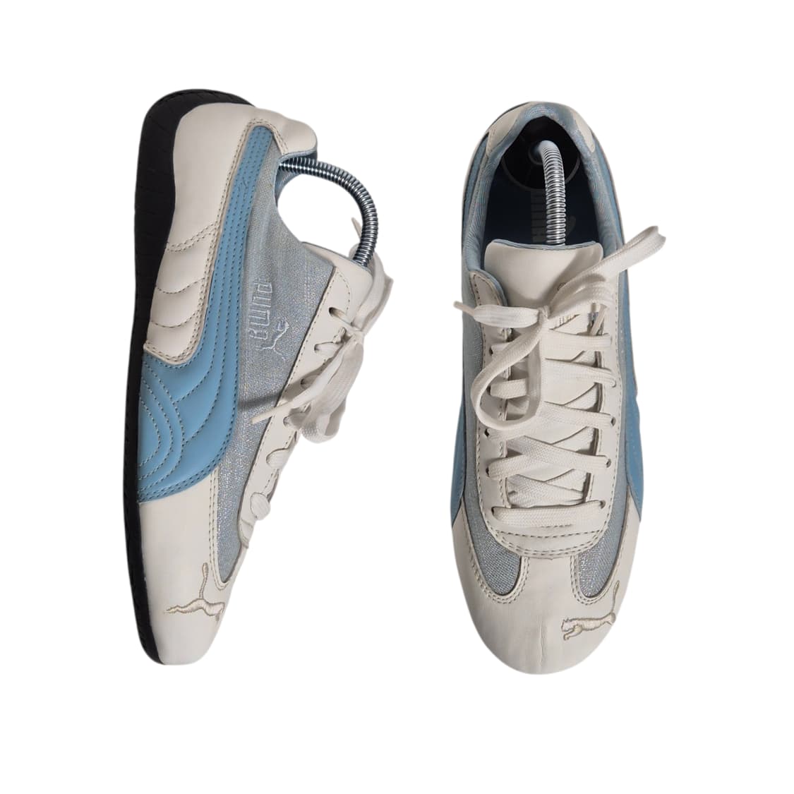 240) PUMA 푸마 OG 스피드켓 메탈릭 인서트 화이트 블루
 상품이미지6