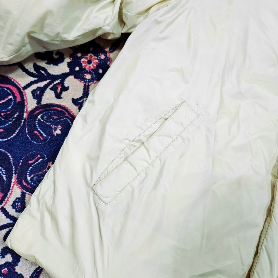 에드윈 00's 빈티지 y2k 레터링 덕다운 패딩 90size 상품이미지4