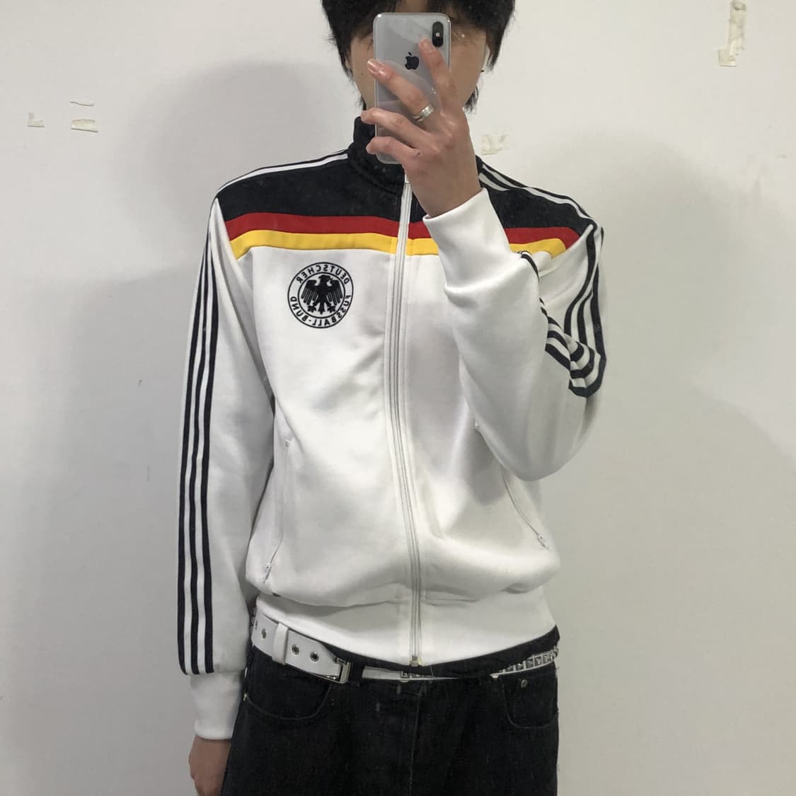 아디다스 독일 화이트 져지 상품이미지3
