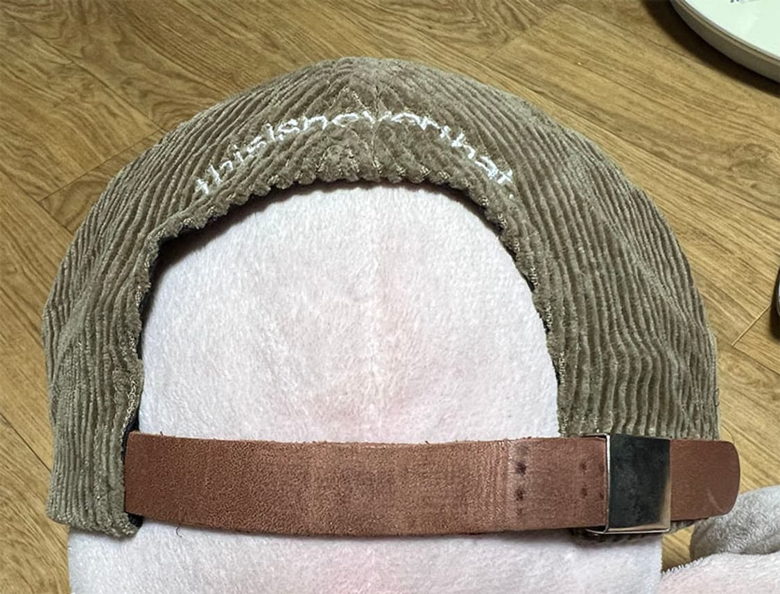 디스이즈네버댓 코듀로이 볼캡 모자 캐주얼 프리 상품이미지2