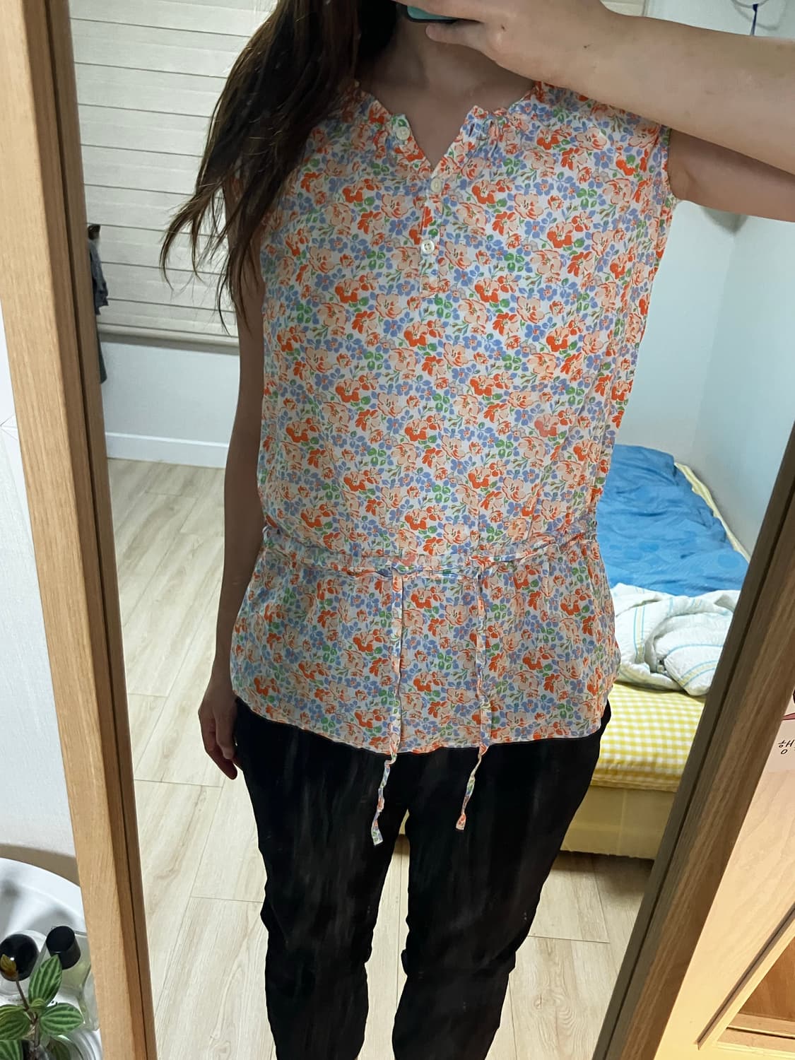 Flower pattern blouse 상품이미지3