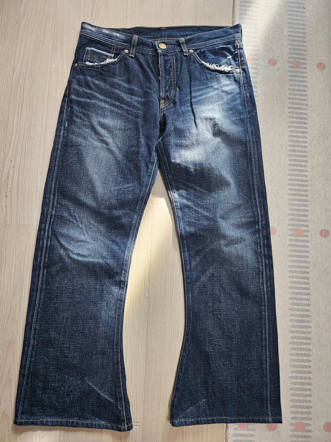 리바이스 707 셀비지 플레어 데님팬츠 상품이미지1