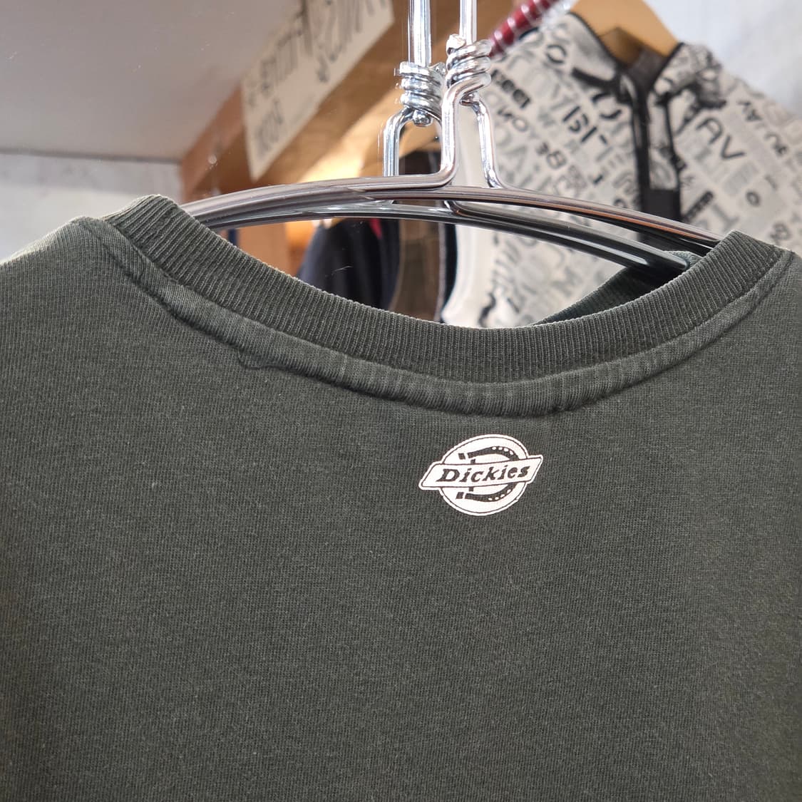 디키즈 카키 빅 프린팅 반팔 상품이미지5