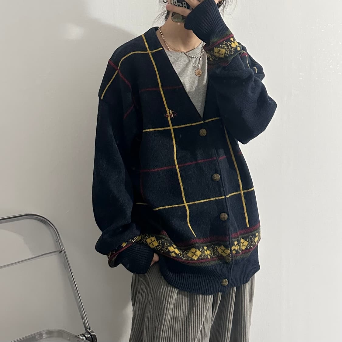 SCOFIELD 스코필드 빈티지 니트 가디건 상품이미지2