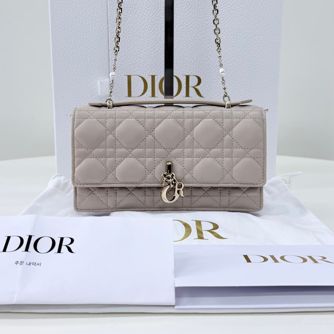 [S+급/OS] 25FW 디올 My Dior 까나쥬 탑 핸들백 숄더백 상품이미지1