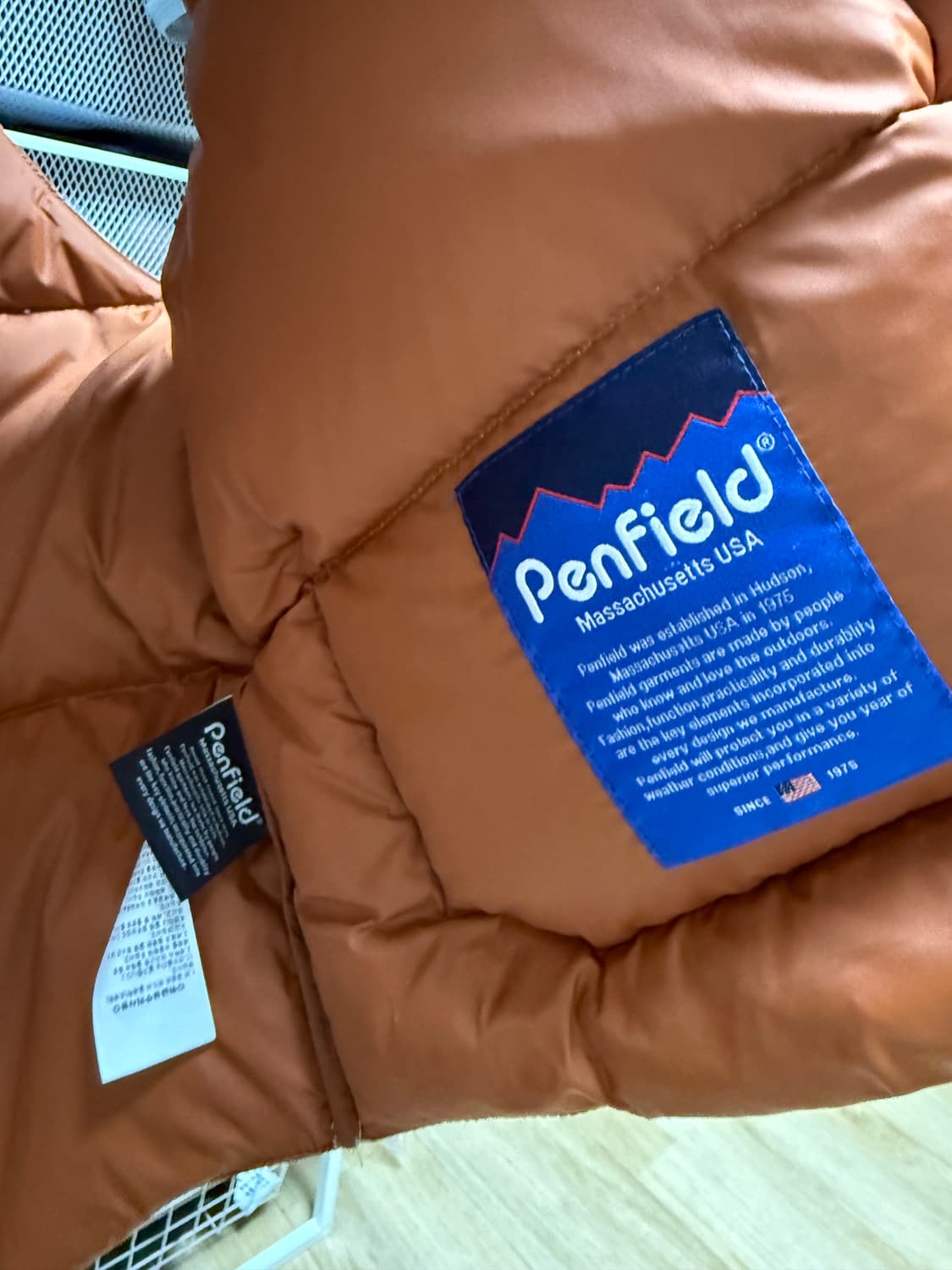 펜필드 rockwool 다운베스트 m사이즈 상품이미지3