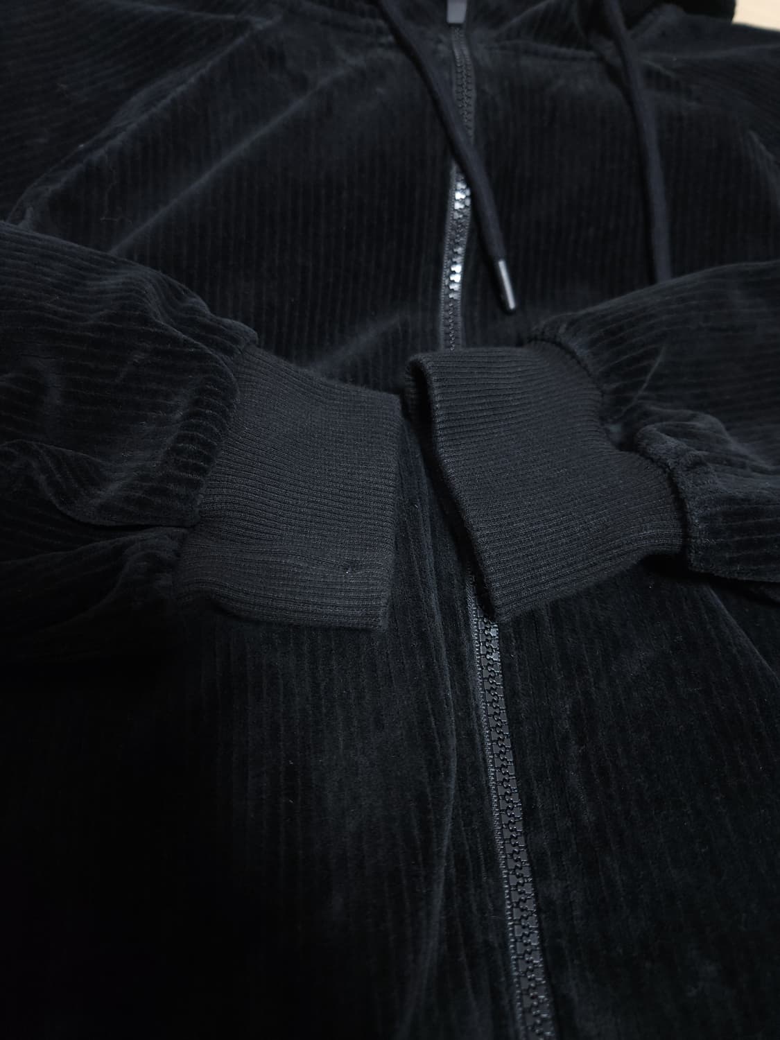 디스커버리 벨로아 코듀로이 후드 숏집업, M 상품이미지5