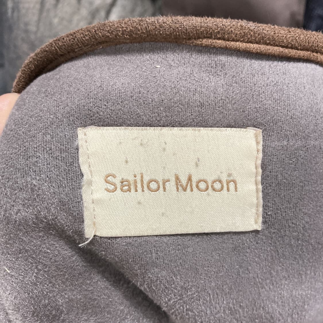 세일러문 여성 롱양털자켓 브라운 F 상품이미지4