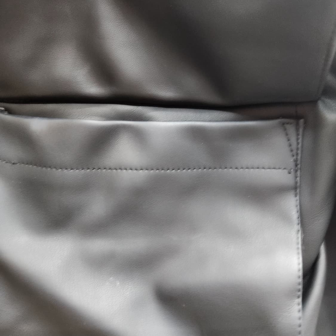 라퍼지스토어 가죽 레더 크롭 투웨이 스트링 자켓 S(L) 상품이미지4