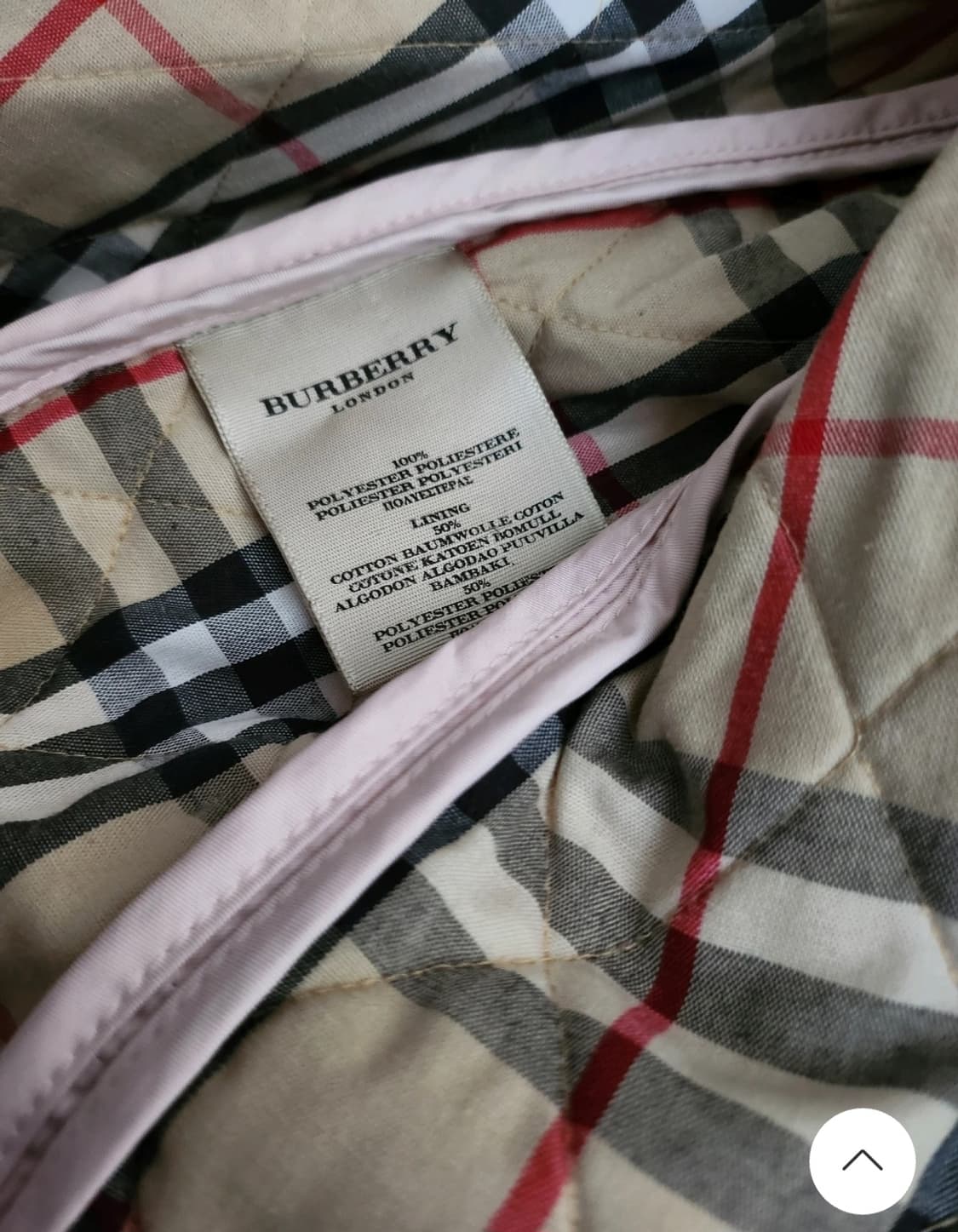 버버리퀼팅자켓s 상품이미지4