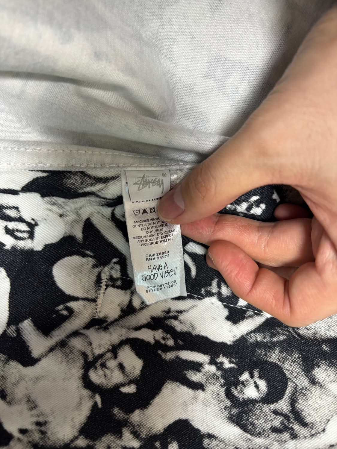 스투시 비치 몹 빙 자켓 블랙XL 상품이미지3