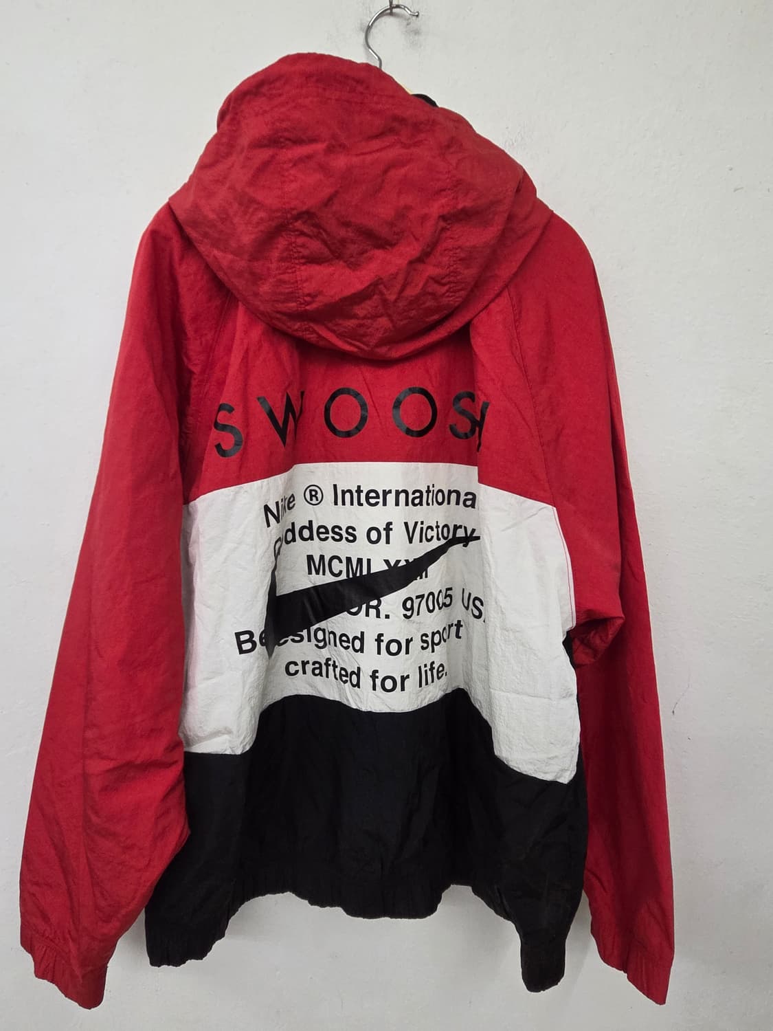 나이키 더블 스우시 바람막이 XXL 상품이미지4