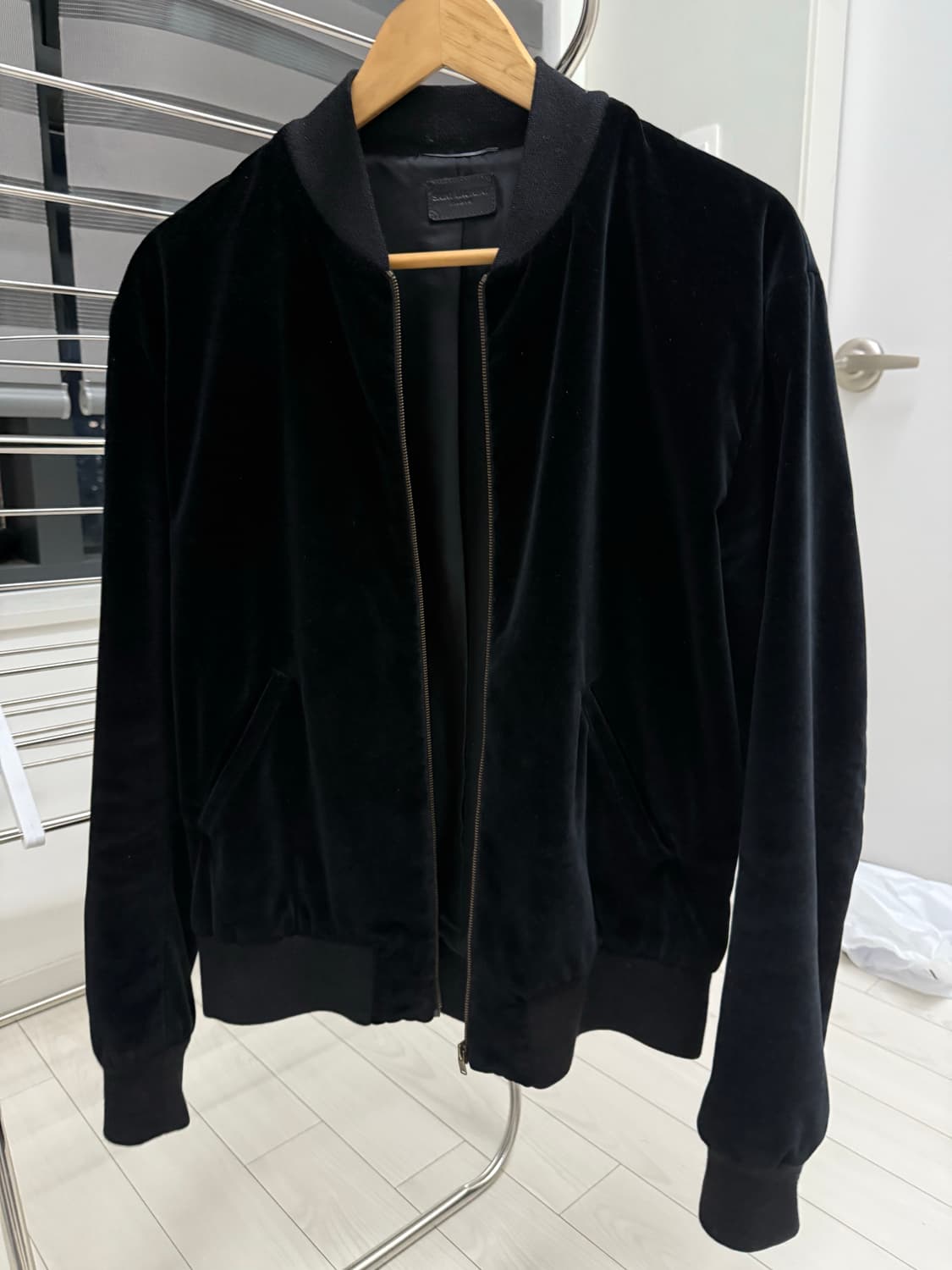 생로랑 뮤직노트 벨벳 자켓 음표 블랙 m 상품이미지3