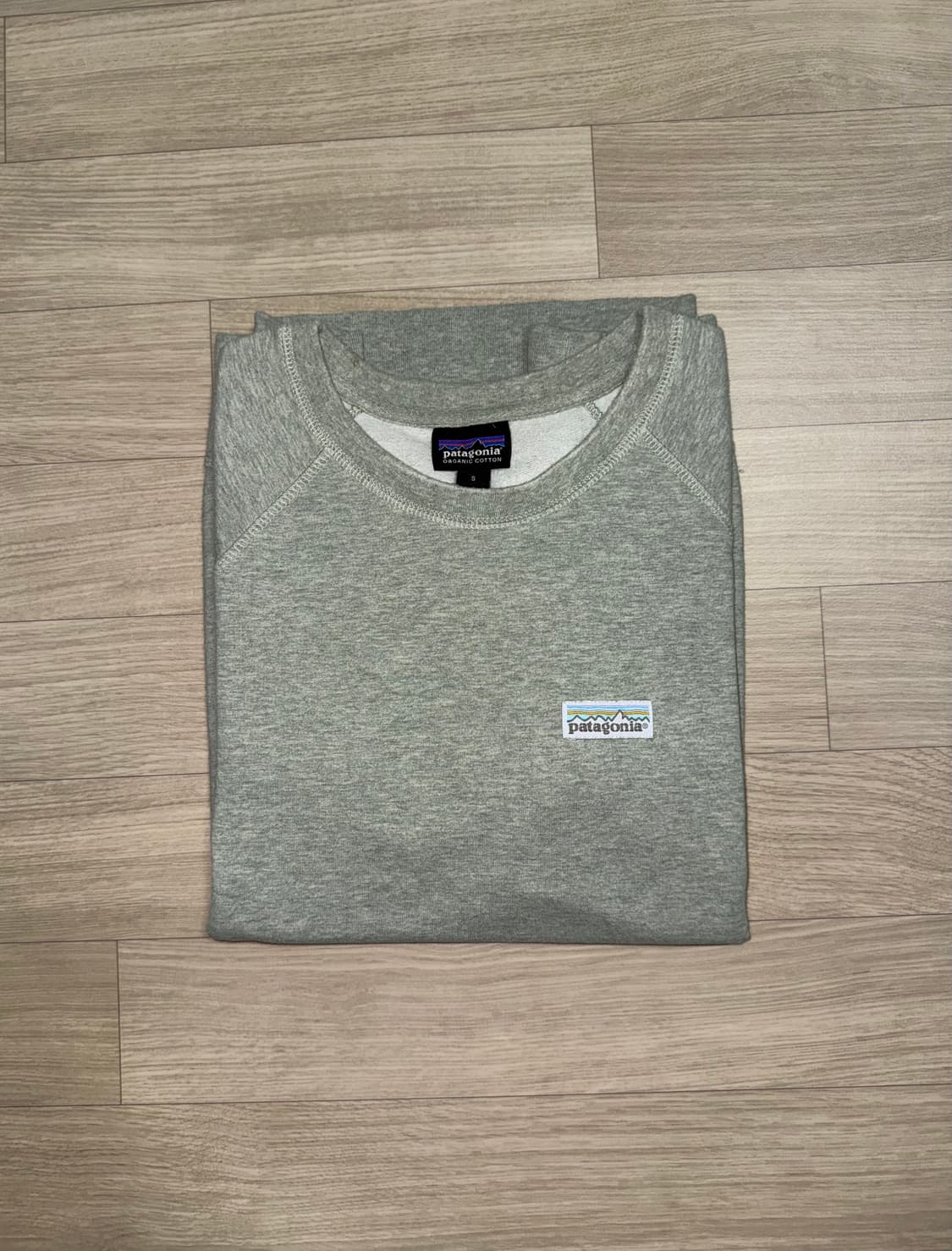 [S]파타고니아 파스텔 오가닉코튼 맨투맨/약기모 상품이미지2