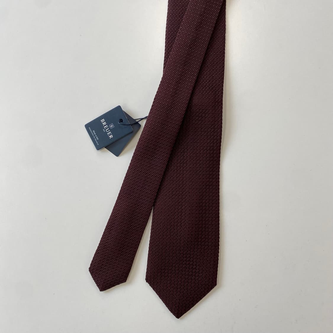 택달린 미사용 Cartier(까르띠에) Breuer(브뢰어) 정품 넥타이 상품이미지2