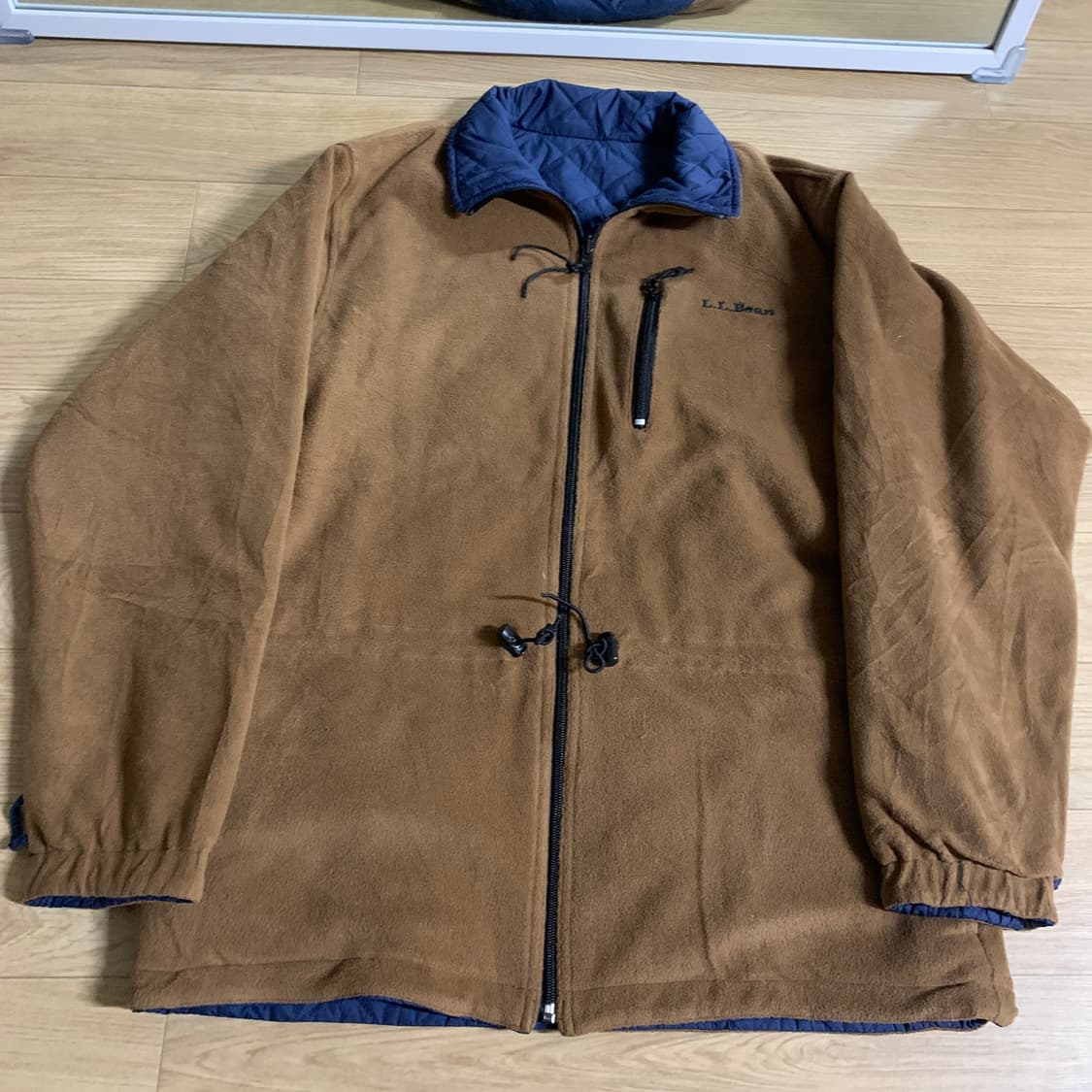 100)L.L.bean 엘엘빈 양면 퀼팅 후리스 자켓 상품이미지2