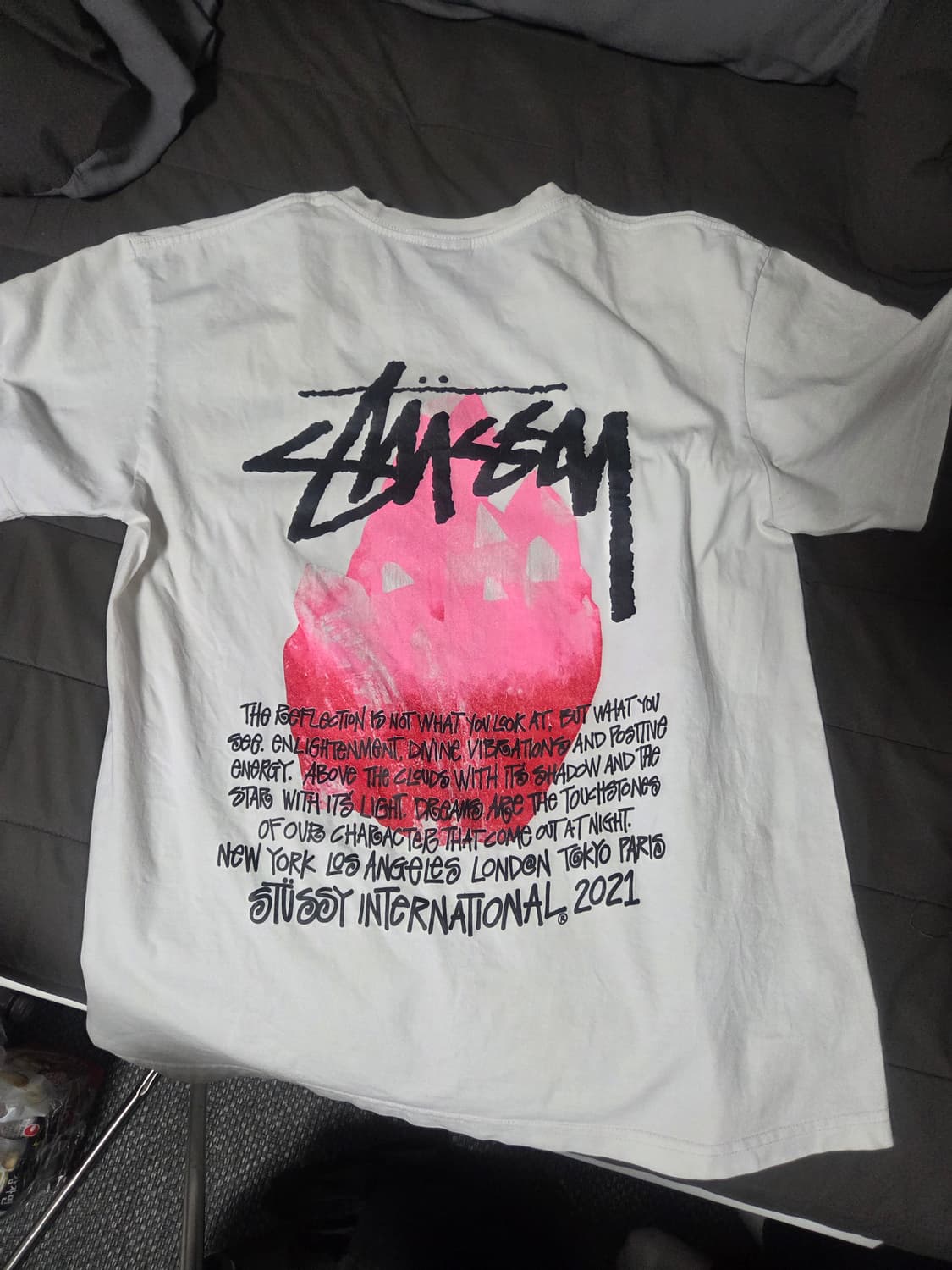 스투시 리플렉션 반팔티 M 상품이미지1