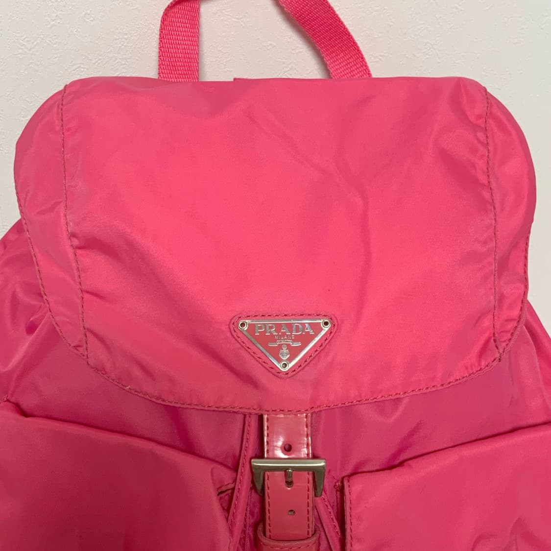 정품 프라다 백팩 딥핑크 상품이미지8