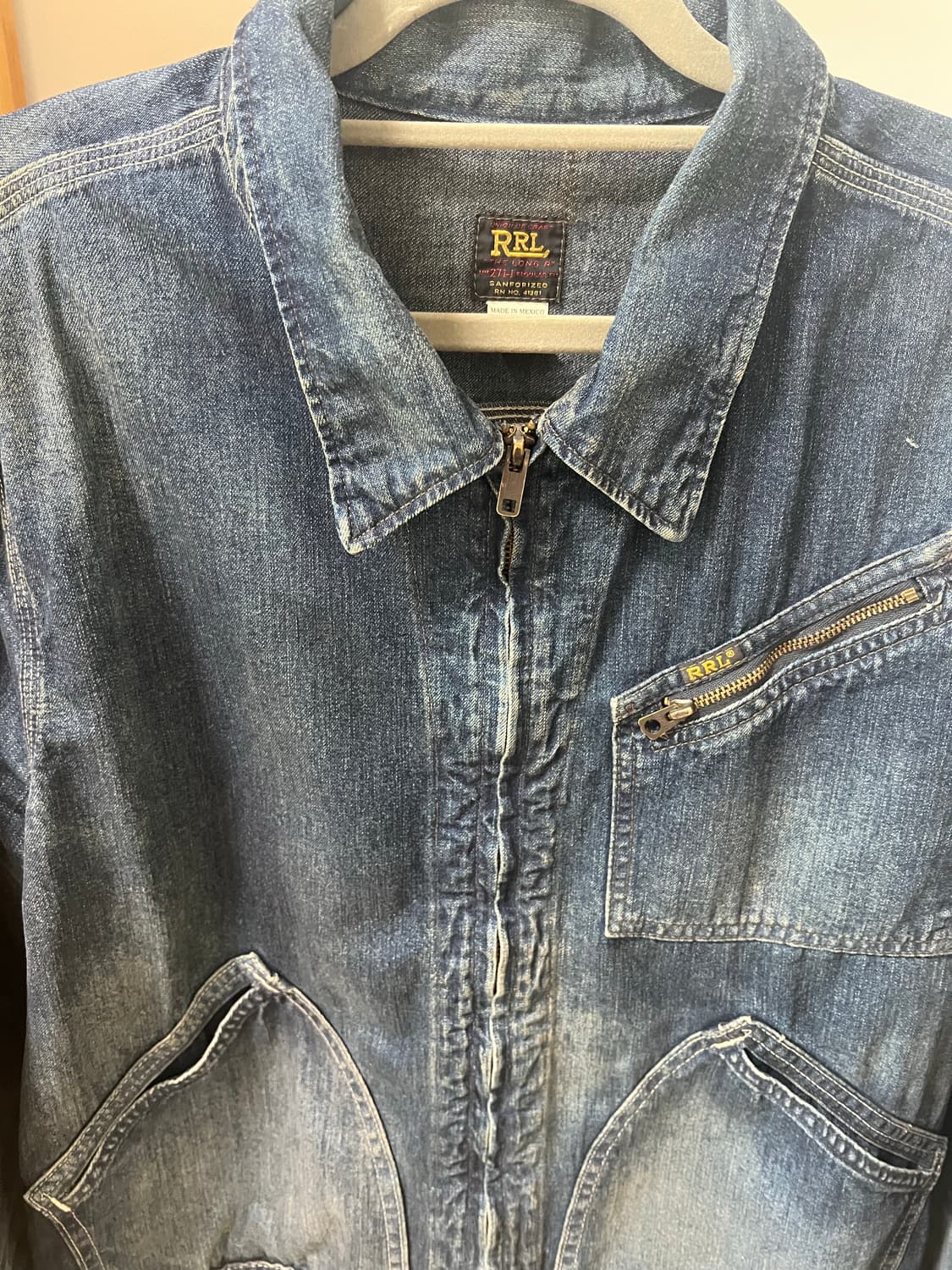 더블알엘 rrl 레이튼 데님자켓 L 상품이미지3