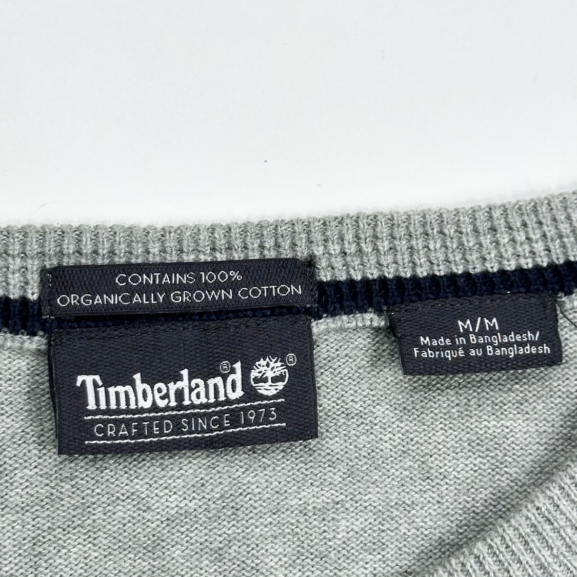 팀버랜드 시그니처 로고 그레이 니트 (M) 상품이미지5