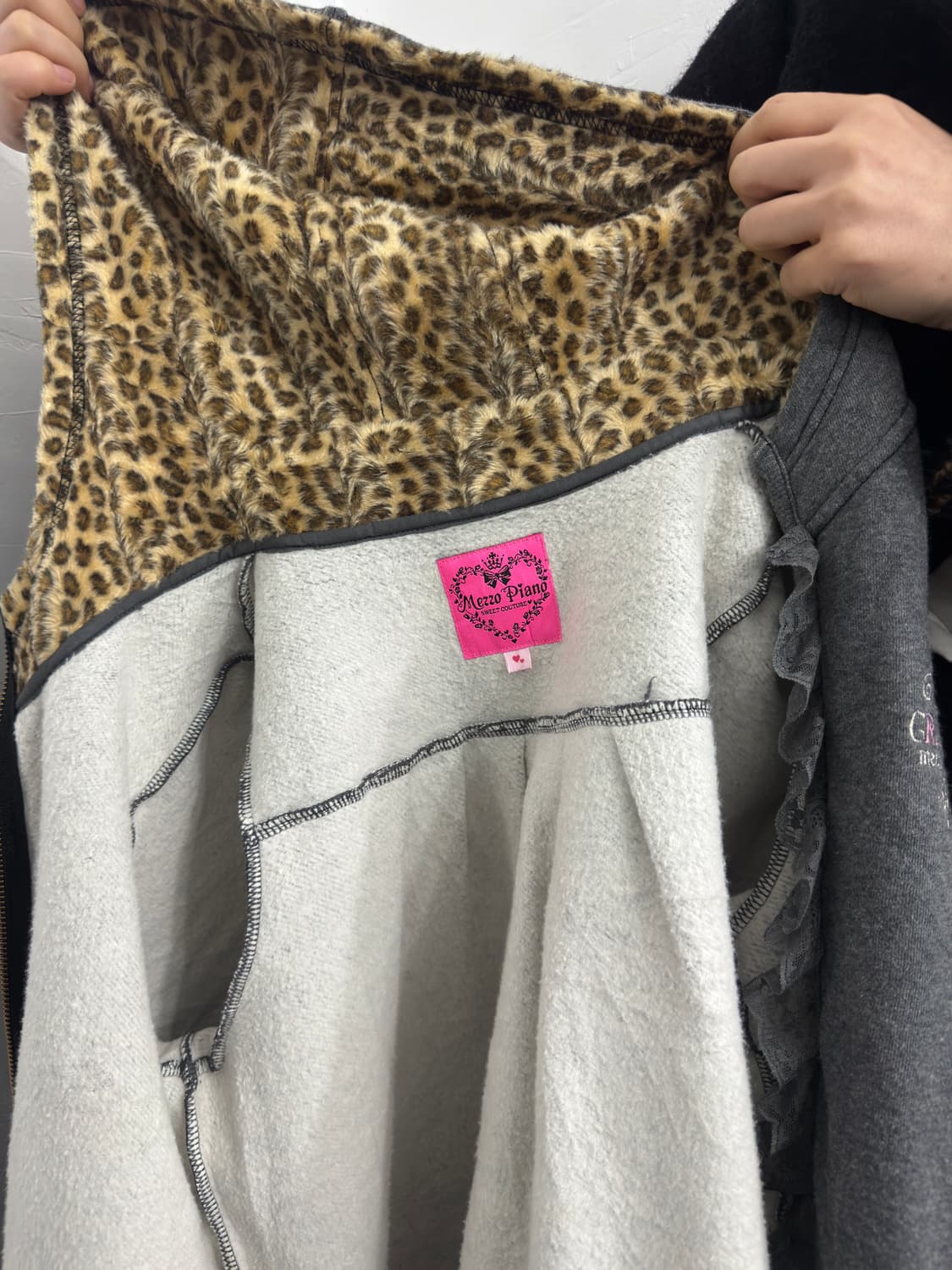 mezzo piano hood twoway zipup 상품이미지6