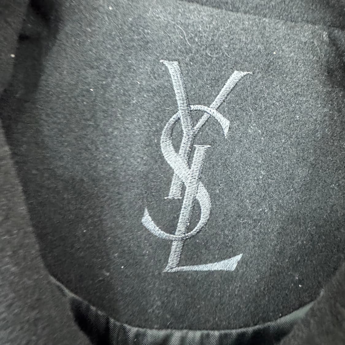 100 YSL 입셍로랑 90s 체크 모직 자켓 상품이미지5