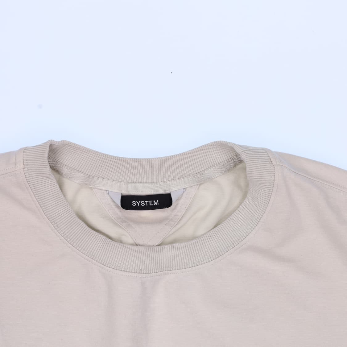 105 한섬 시스템 백로고 반팔티 0407M 상품이미지4