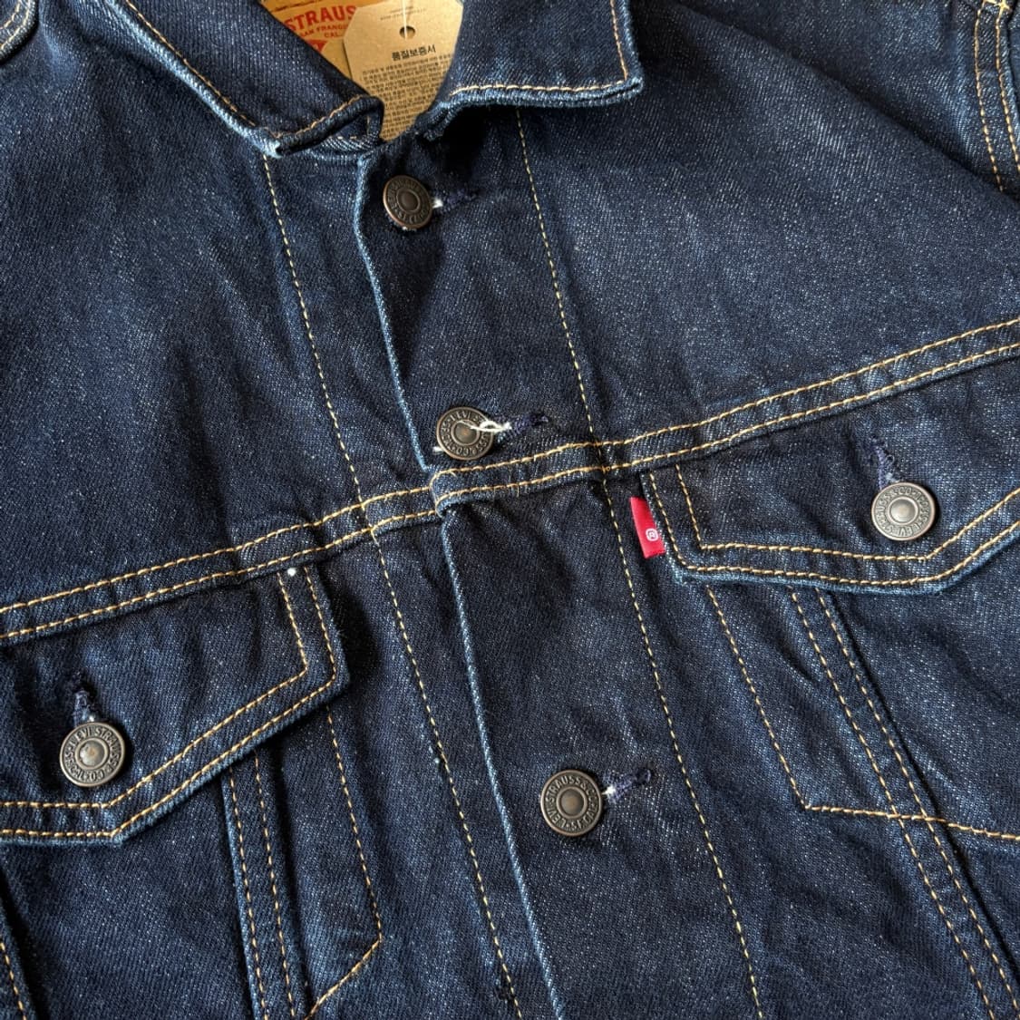 리바이스 정품 타입3 인디고 데님 자켓 상품이미지5
