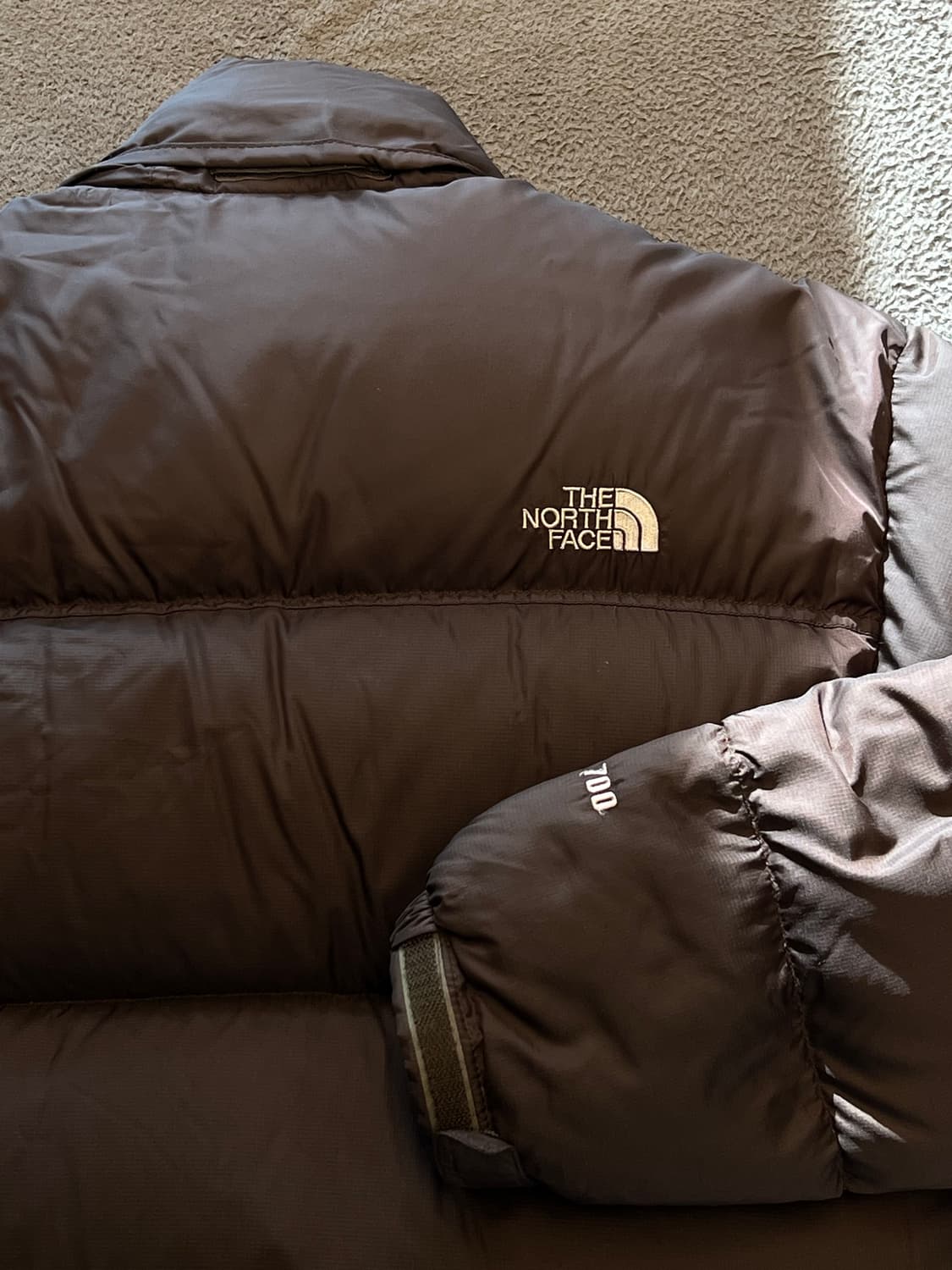 노스페이스 700 해외판 브라운 대장급 눕시 처분  상품이미지3
