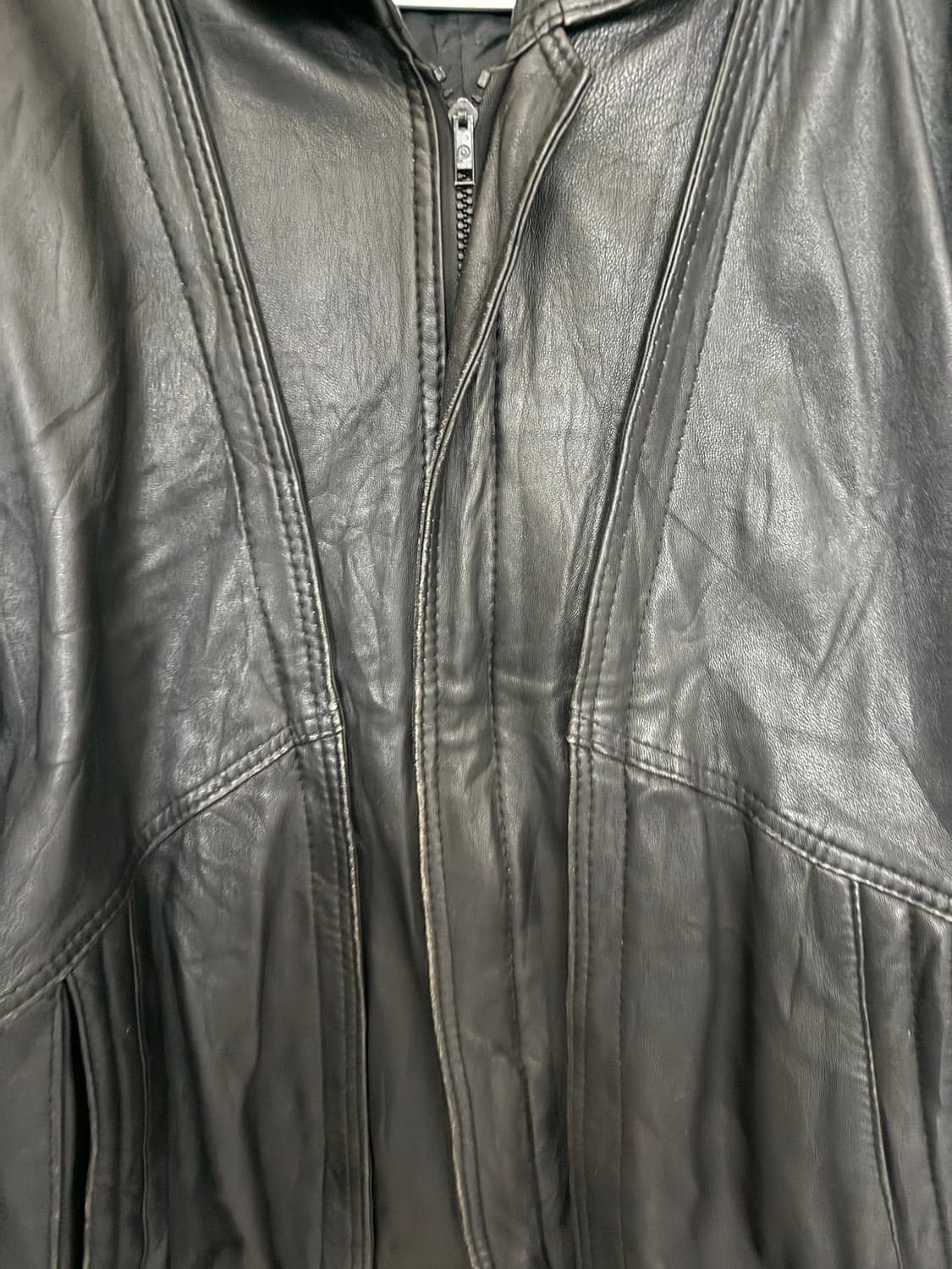 빈티지 레더 자켓 상품이미지3