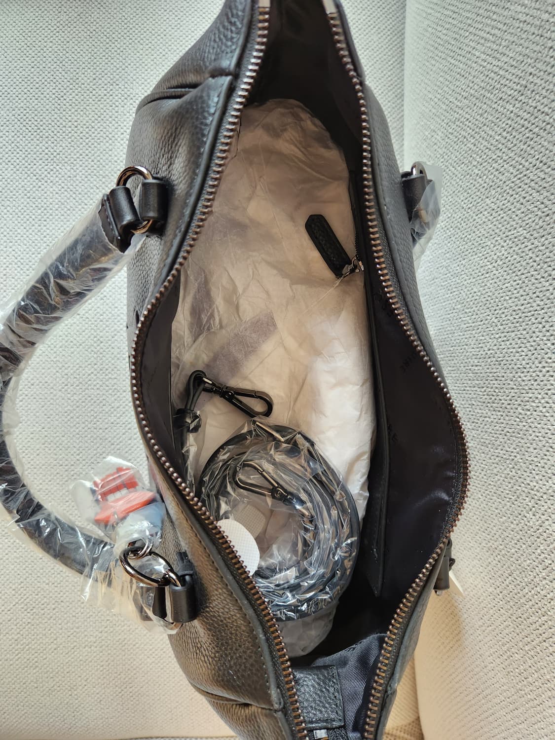 (새상품)소가죽 핸드백 상품이미지3