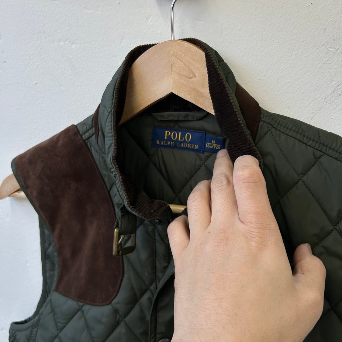 폴로 랄프로렌 카키 조끼 패딩  상품이미지3
