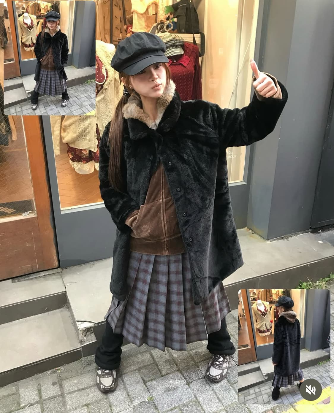 💂🏻‍♀️포근 롱 퍼 코디 세트 💂🏻‍♀️ 상품이미지1