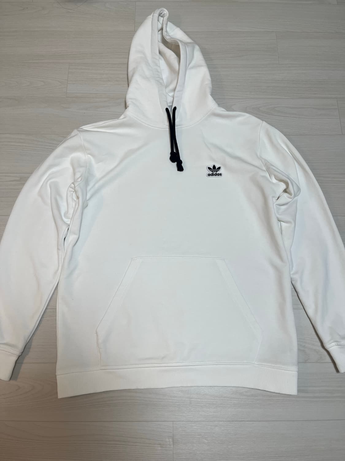 아디다스 화이트 후드티 상품이미지1