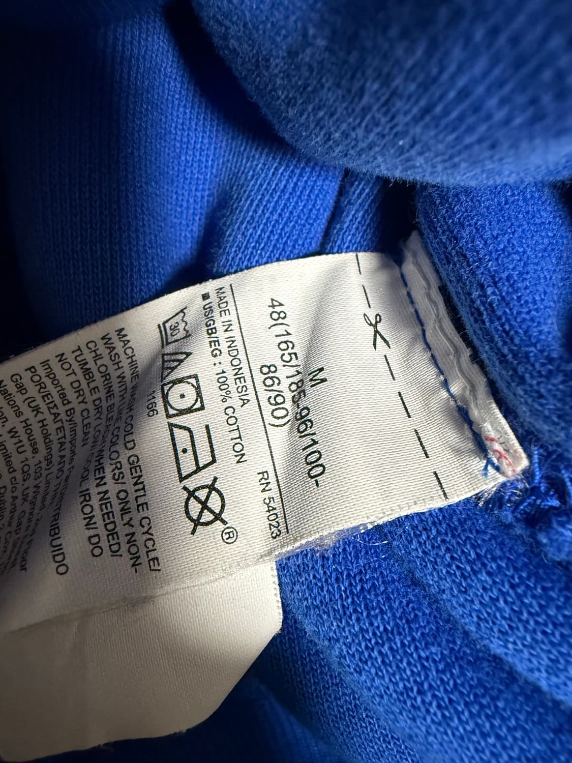 이지 갭 후드 블루 상품이미지5