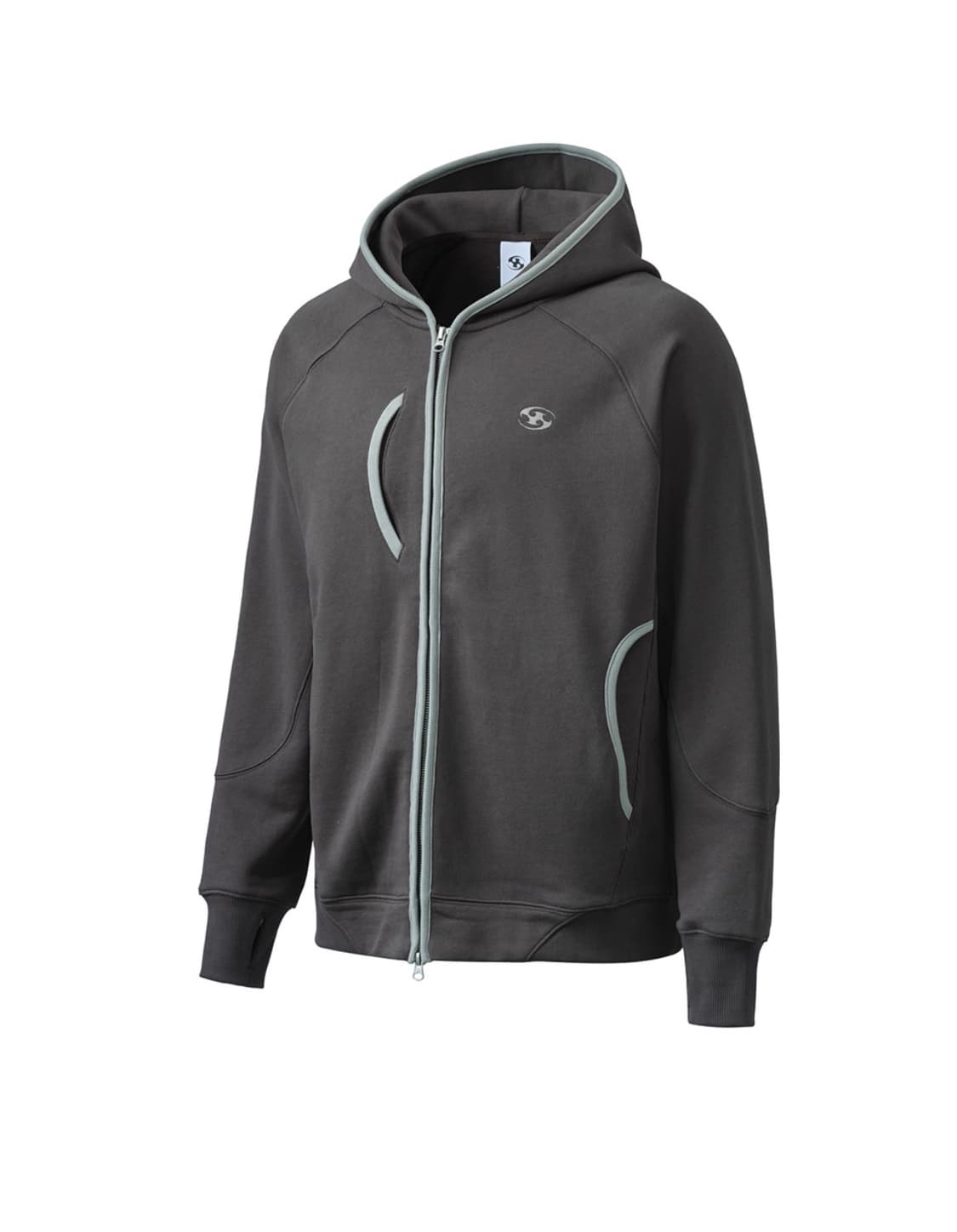 산산기어 후드 집업 브라운 - 24SS 상품이미지1