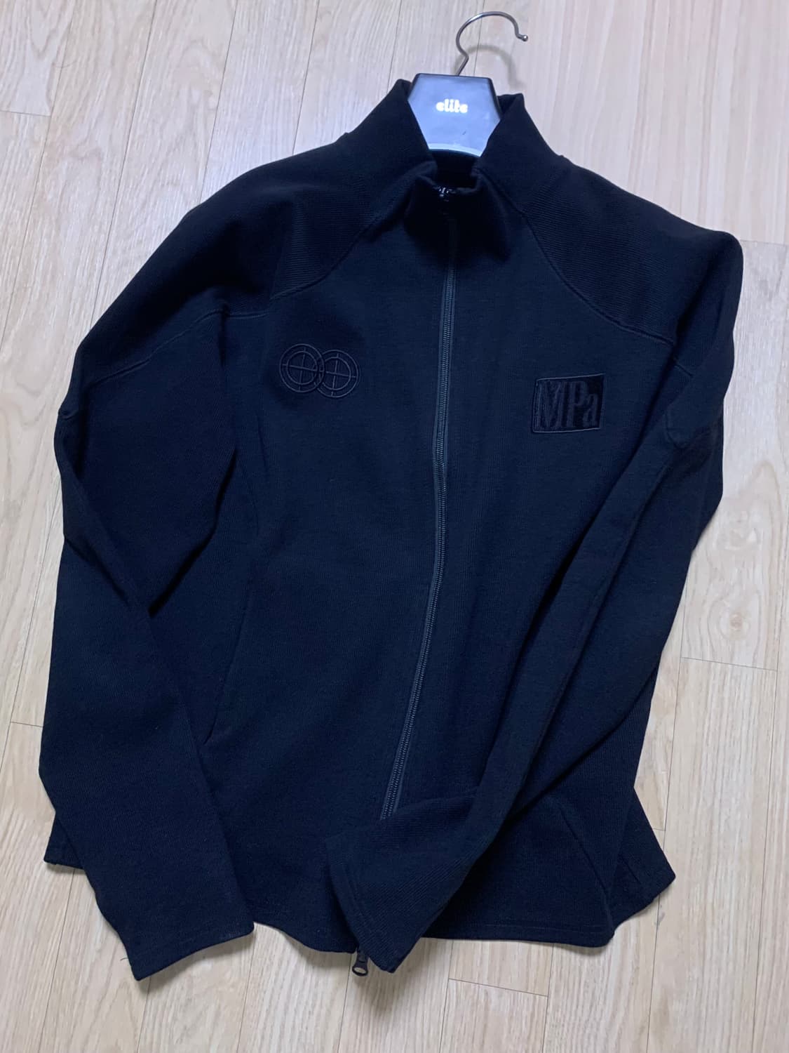 Mpa RIBBED ZIP JAKET (블랙) m / 교환O 상품이미지2