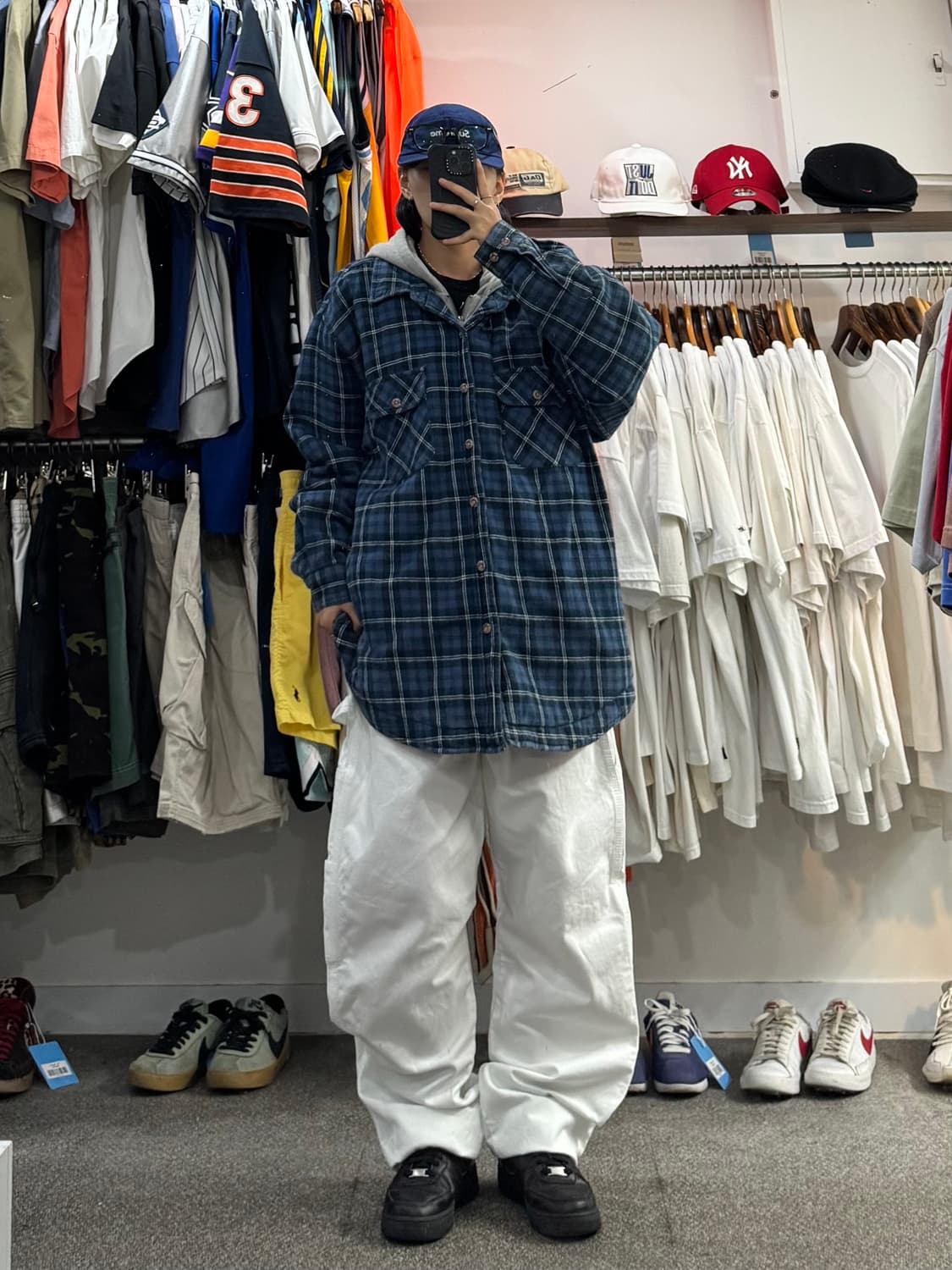 필드앤스트림 플란넬 레이어드 후드 자켓 상품이미지5